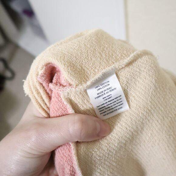 Faherty Soleil Sun & Sea Color Block Pima Cotton Hoodie Sweatshirt XL RARE - Picture 5 of 6